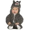 Combinaison De Petit Loup Gris Pour Bébé