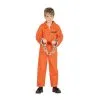 Combinaison De Prisonnier Orange Pour Garçon