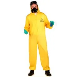 Combinaison Jaune Anti Contamination Pour Adulte -Camouflage Soldes Boutique Combinaison jaune anti contamination pour adulte 66626