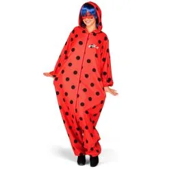 Combinaison Ladybug Avec Loup Et Perruque, Adulte
