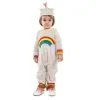 Combinaison Licorne Arc-en-ciel Pour Bébé