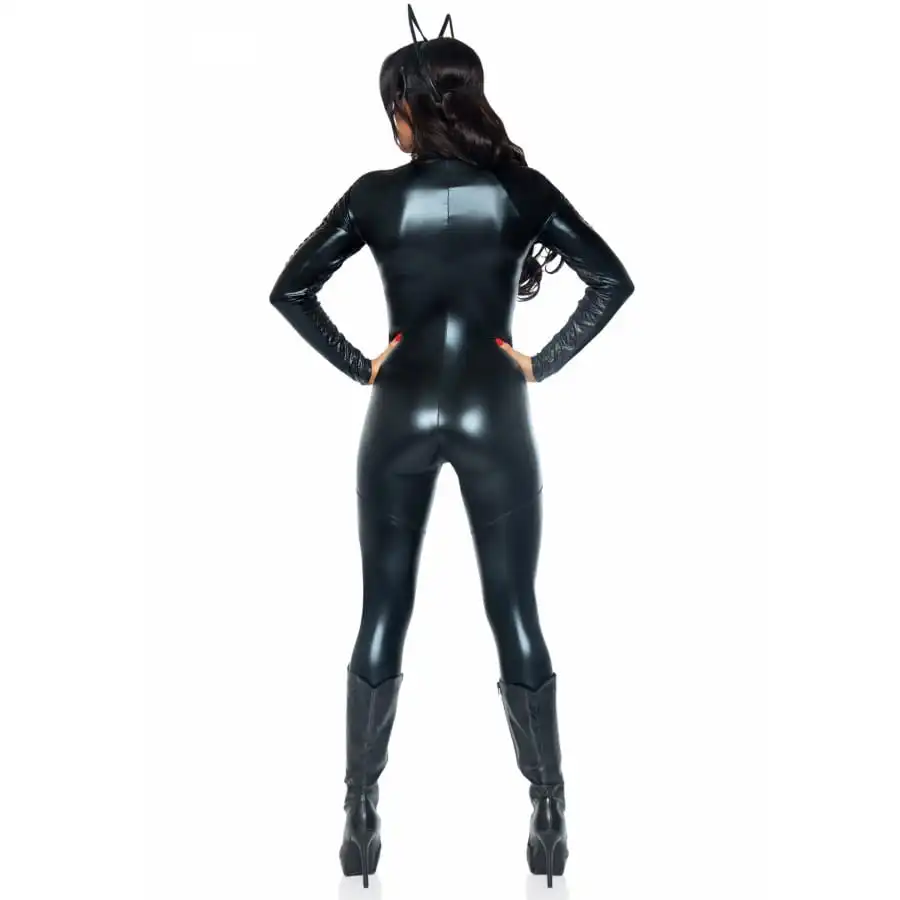 Combinaison Moulante Noire De Catwoman 5 Combinaison Moulante Noire De Catwoman – Image 5