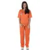 Combinaison Orange De Femme Prisonnier
