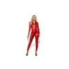 Combinaison Rouge Moulante Intégrale Pour Femme
