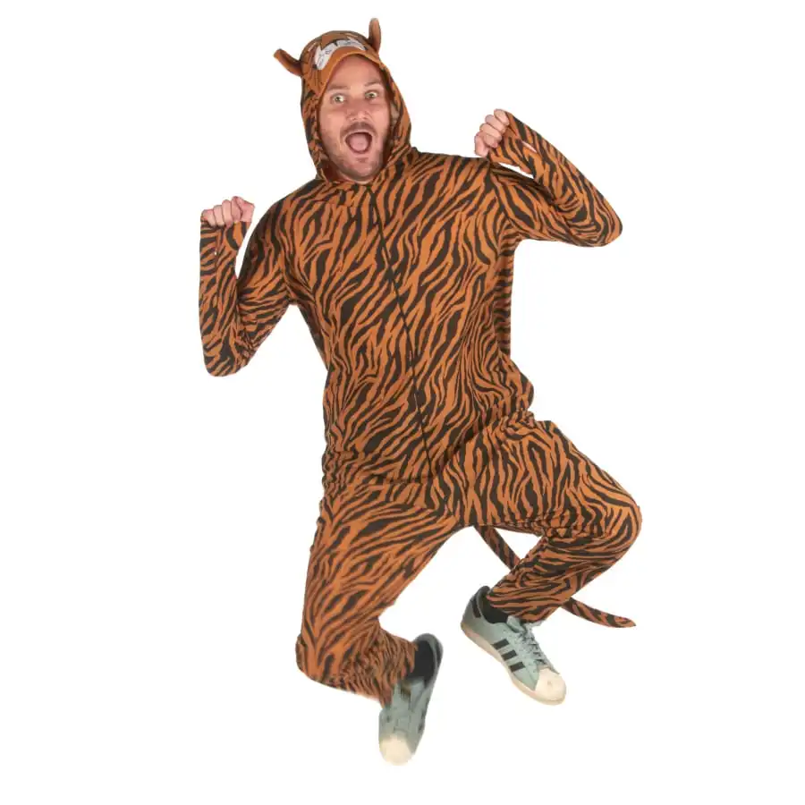 Combinaison Tigre à Capuche Pour Homme 2 Combinaison Tigre à Capuche Pour Homme – Image 2