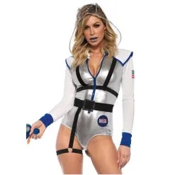 Combishort D'astronaute Sexy Pour Femme, Luxe
