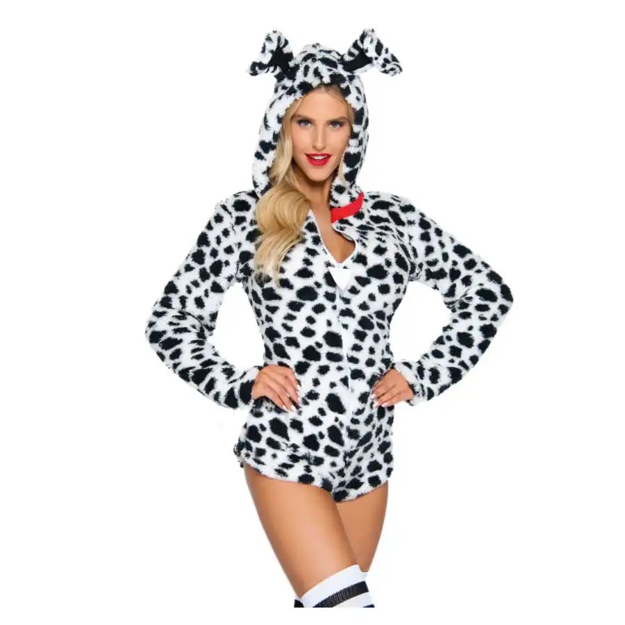 Combishort Dalmatien Pour Femme, Sexy 1 Combishort Dalmatien Pour Femme, Sexy