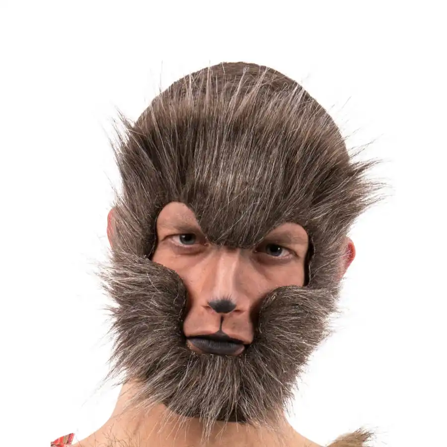 Contour De Visage De Loup Garou En Poils 1 Contour De Visage De Loup Garou En Poils