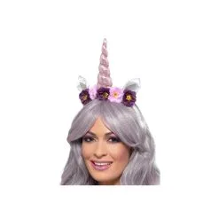 Corne De Licorne Sur Serre Tête