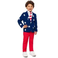 Costume 3 Pièces Amérique Pour Enfant