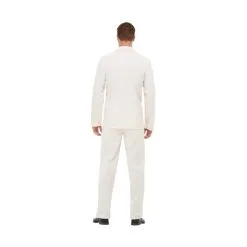 Costume 3 Pièces Blanc Pour Homme -Camouflage Soldes Boutique Costume 3 pieces blanc pour homme 56830