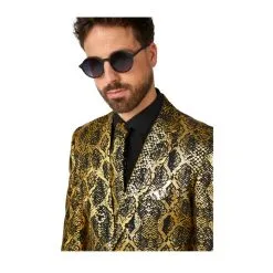 Costume 3 Pièces Effet Peau De Serpent Doré 5 Costume 3 Pièces Effet Peau De Serpent Doré -Camouflage Soldes Boutique Costume 3 pieces effet peau de serpent dore 69543