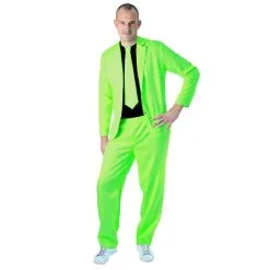 Costume 3 Pièces Vert Fluo