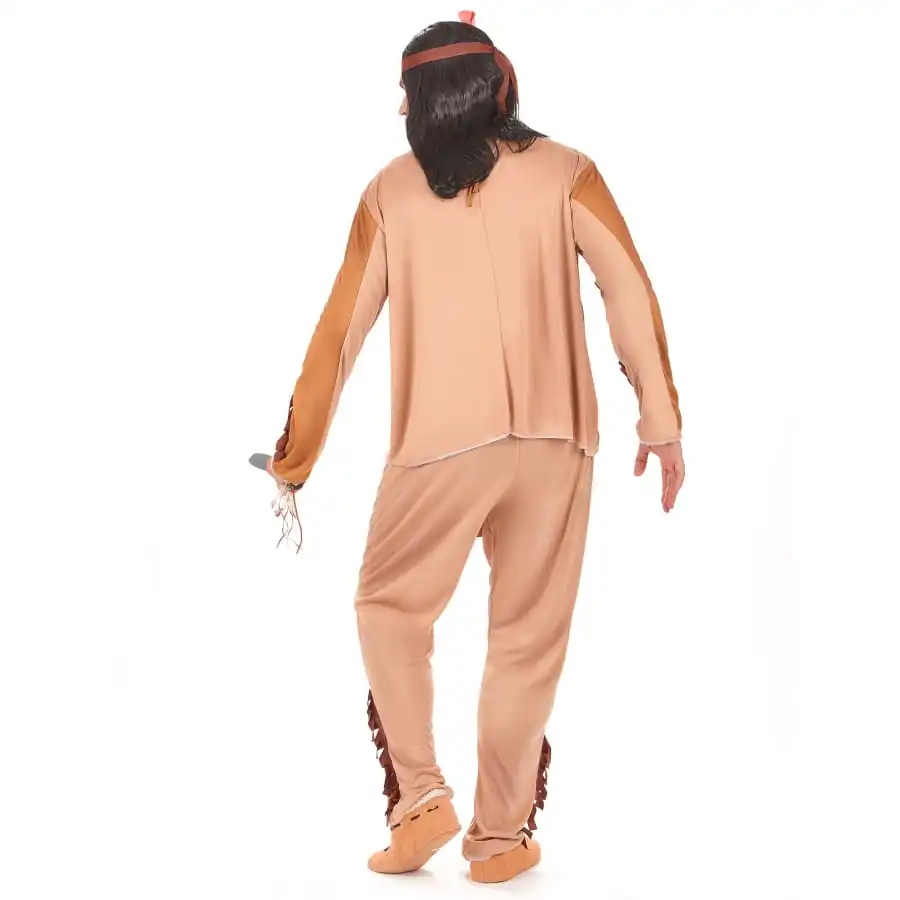 Costume Adulte D'indien Marron 4 Costume Adulte D'indien Marron – Image 4