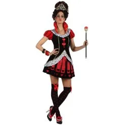 Costume Court De Reine De Coeur Pour Femme Adulte