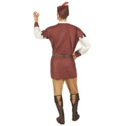 Costume D'archer Médiéval Pour Homme, Marron -Camouflage Soldes Boutique Costume d archer medieval pour homme marron 21499