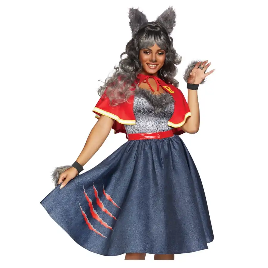 Costume D'écolière Loup Garou Pour Femme 3 Costume D'écolière Loup Garou Pour Femme – Image 3