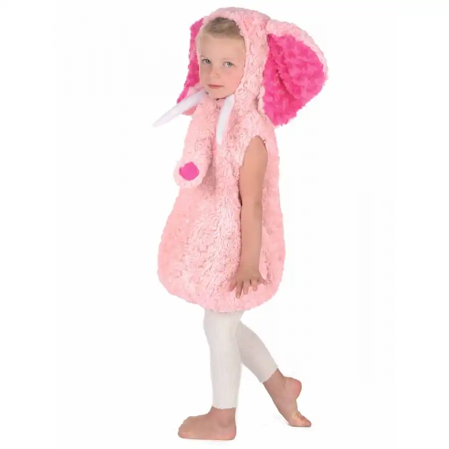 Costume D'éléphant Rose En Peluche Pour Enfant 3 Costume D'éléphant Rose En Peluche Pour Enfant – Image 3