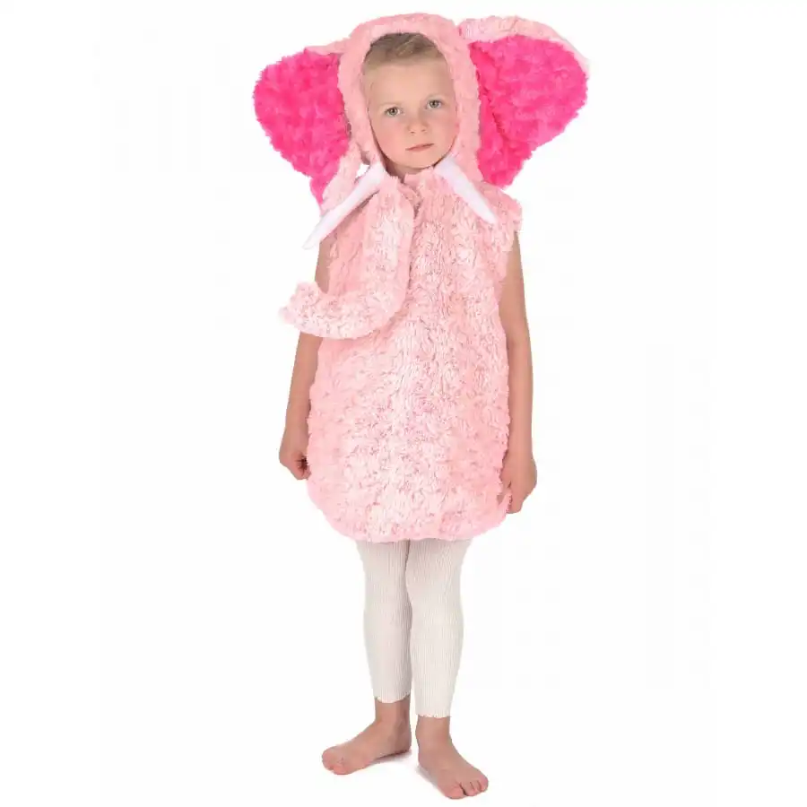 Costume D'éléphant Rose En Peluche Pour Enfant 5 Costume D'éléphant Rose En Peluche Pour Enfant – Image 5