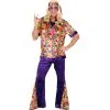 Costume D'homme Hippie En Velours à Poids