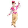 Costume Danseuse Orientale Rose Et Or Pour Fille
