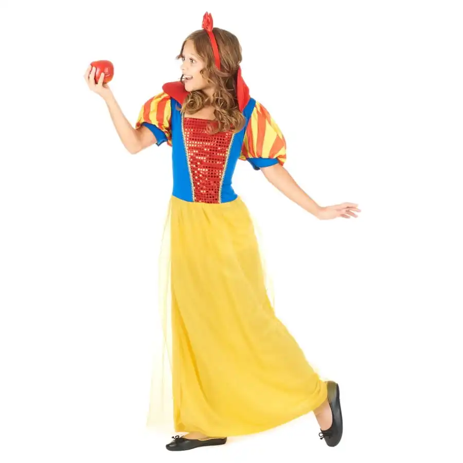 Costume De Blanche Avec Paillettes, Enfant 2 Costume De Blanche Avec Paillettes, Enfant – Image 2