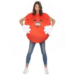 Costume De Bonbon Rouge Pour Adulte Avec Gants -Camouflage Soldes Boutique Costume de bonbon rouge pour adulte avec gants 30401