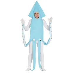 Costume De Calamar Bleu
