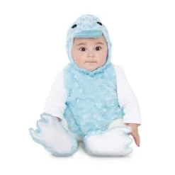 Costume De Canard Bleu Pour Bébé, Effet Peluche