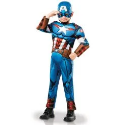 Costume De Captain America Musclé Pour Enfant -Camouflage Soldes Boutique Costume de captain america muscle pour enfant 49810
