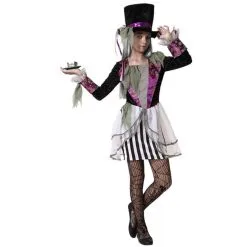 Costume De Chapelier Fou Type Halloween Pour Fille