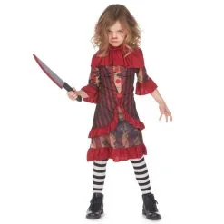 Costume De Clown D'Halloween Pour Fille