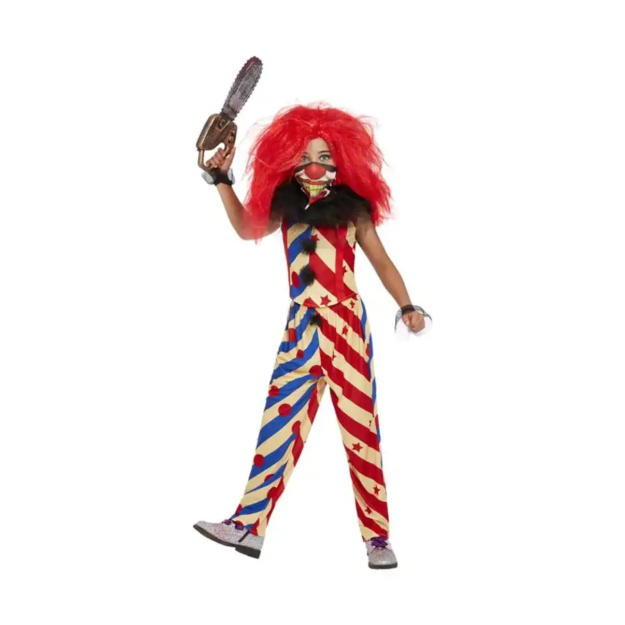 Costume De Clown Tueur Manches Courtes Pour Fille 2 Costume De Clown Tueur Manches Courtes Pour Fille – Image 2