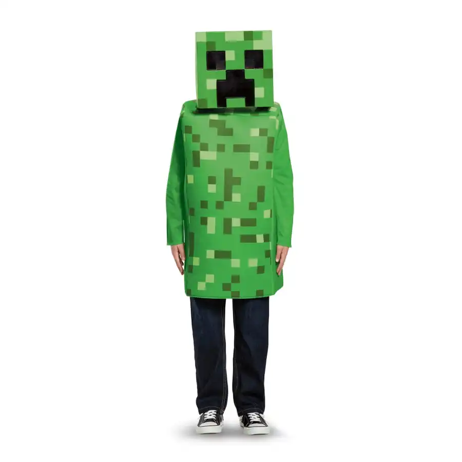 Costume De Creeper Pour Enfant, Minecraft 2 Costume De Creeper Pour Enfant, Minecraft – Image 2