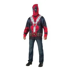 Costume De Deadpool Pour Homme Avec Cagoule