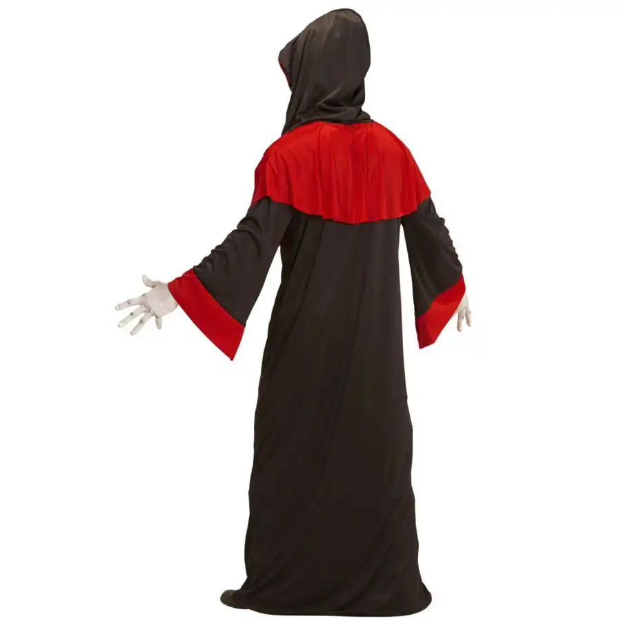 Costume De Faucheur Rouge Et Noir Pour Adulte 2 Costume De Faucheur Rouge Et Noir Pour Adulte â Image 2