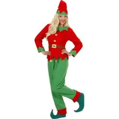 Costume De Femme Lutin Du Père Noël
