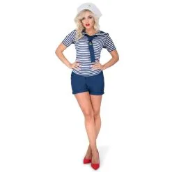 Costume De Femme Marin En Petit Short