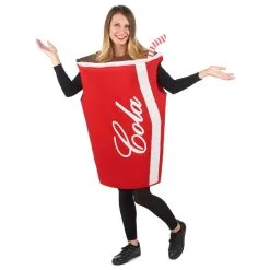Costume De Gobelet Cola Pour Adulte -Camouflage Soldes Boutique Costume de gobelet cola pour adulte 51226