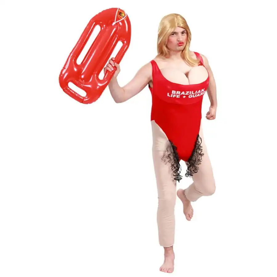 Costume De Maître Nageur Humoristique Pour Adulte 1 Costume De Maître Nageur Humoristique Pour Adulte