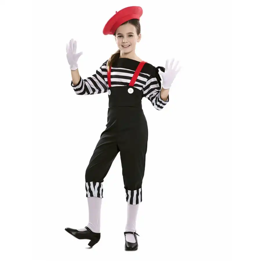 Costume De Mime Pour Fille 2 Costume De Mime Pour Fille – Image 2