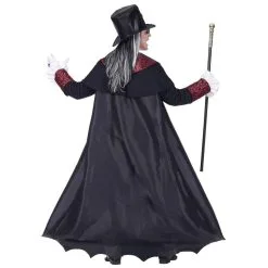 Costume De Noble Vampire Rouge Et Noir, Adulte -Camouflage Soldes Boutique Costume de noble vampire rouge et noir adulte 60068