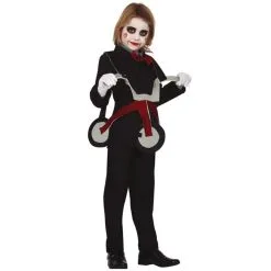 Costume De Pantin Tueur Sur Tricyle, Pour Enfant