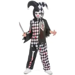 Costume De Petit Arlequin Tueur En Sang