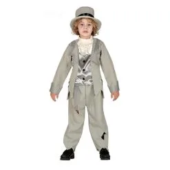 Costume De Petit Marié Fantôme Gris