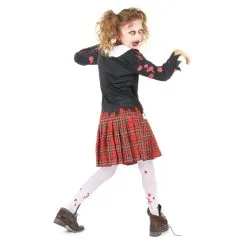 Costume De Petite écolière Zombie -Camouflage Soldes Boutique Costume de petite ecoliere zombie 35563