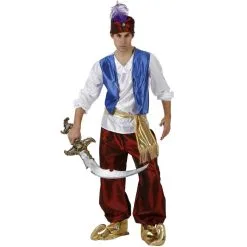 Costume De Prince Arabe Avec Pantalon Et Gilet