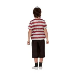 Costume De Pugsley Addams Pour Enfant, Avec Masque -Camouflage Soldes Boutique Costume de pugsley addams pour enfant avec masque 57098