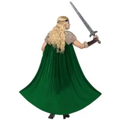 Costume De Reine Viking Avec Longue Cape -Camouflage Soldes Boutique Costume de reine viking avec longue cape 61197