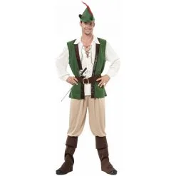 Costume De Robin Des Bois Adulte, Authentique